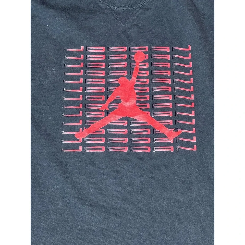 Air Jordan Black Red Jumpman Logo T Shirt Men's Size XL